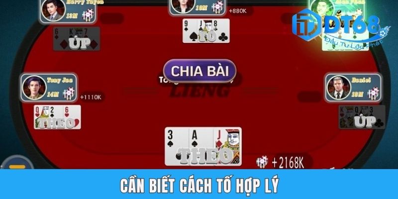 Chơi Liêng Ăn Tiền Tại DT68 Với Cách Chơi & 2 Bí Kíp Bất Bại Cần biết cách tố hợp lý