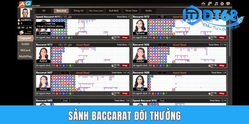 Sảnh Baccarat Đổi Thưởng | Lý Giải 3 Ưu Thế Chỉ Có Tại DT68